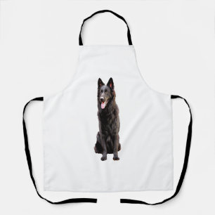 Tablier Chien noir berger allemand