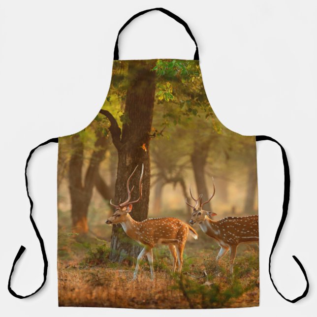 Tablier Chien ou cheetal, axe Axe, cerfs tachetés ou axi (Recto)