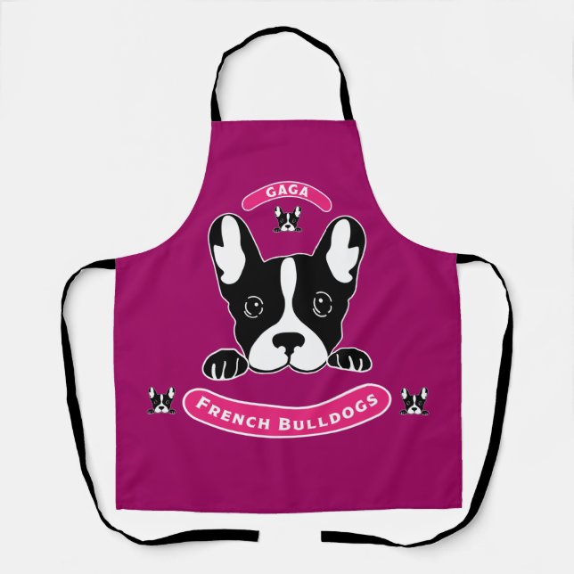 Tablier Chiens Français - Chiens De Petite Gaga Français D (Recto)