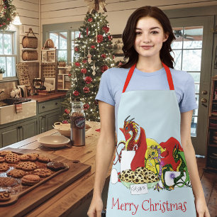 Tablier Chiffres de biscuits de lait père Noël