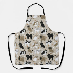 Tablier Chih Tzu Chiens Paws et Bones Apron