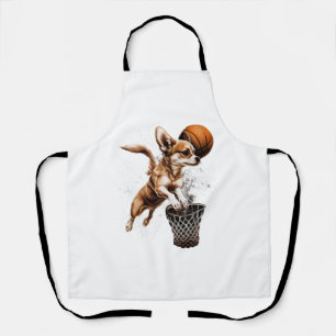 Tablier Chihuahua Joueur de basket-ball Sport Dunk