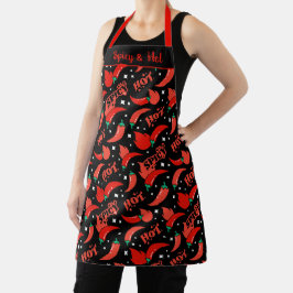 Tablier Chili épicé poivre chaud Conception de l'amant