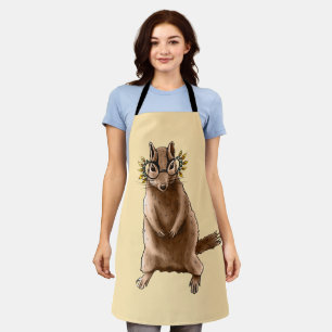 Tablier Chipmunk Cute Rodent Animal Hippie