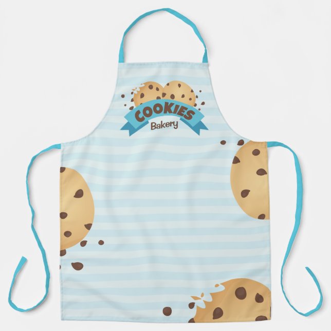 Tablier Chocolat Chip Cookies Bakery Kitchen Apron (Recto)