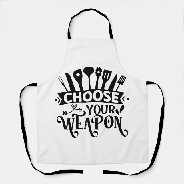 Tablier Choisissez votre arme (Recto)