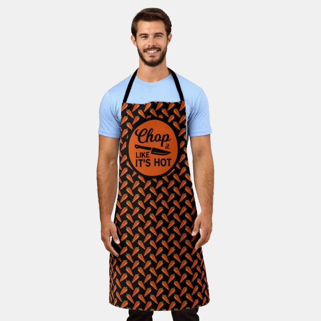 Tablier Chopper Comme Son Couteau Chaud Chef Red Chili Pep (Porté)