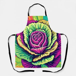 Tablier Chou Frisé Pop Art Vibrant