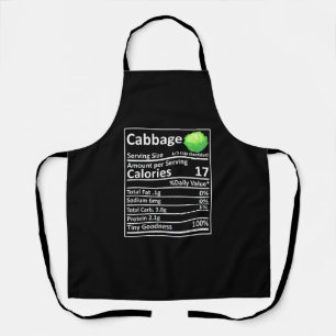 Tablier Chou Nutrition Faits nutritionnels Thanksgiving Co