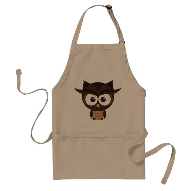 Tablier Chouette Brown (Devant)
