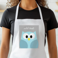 Chouette de dessin mignonne - Nom personnalisé ble