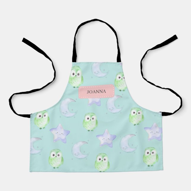 Tablier Chouette mignonne (Recto)