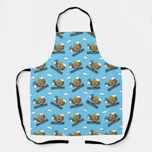 Tablier Chouette ouvrière de construction mignonne avec de