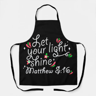 Tablier Christian Apron Laissez Briller Votre Lumière