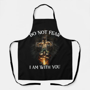 Tablier Christian Bible Verse Hommes Papa Lion Faith Fear