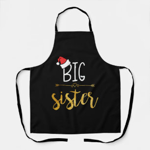 Tablier Christmas Big Sister Baby Announcement Design
