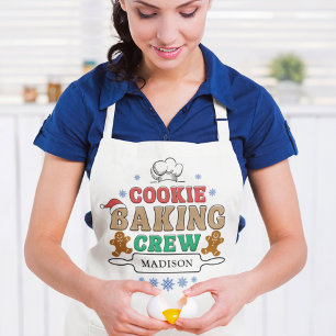 Tablier Christmas Cookie Baking Team Funny Holiday