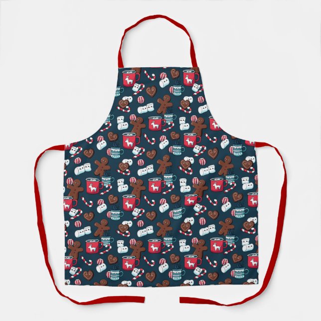 Tablier Christmas Gingerbread Hot Chocolate (Recto)