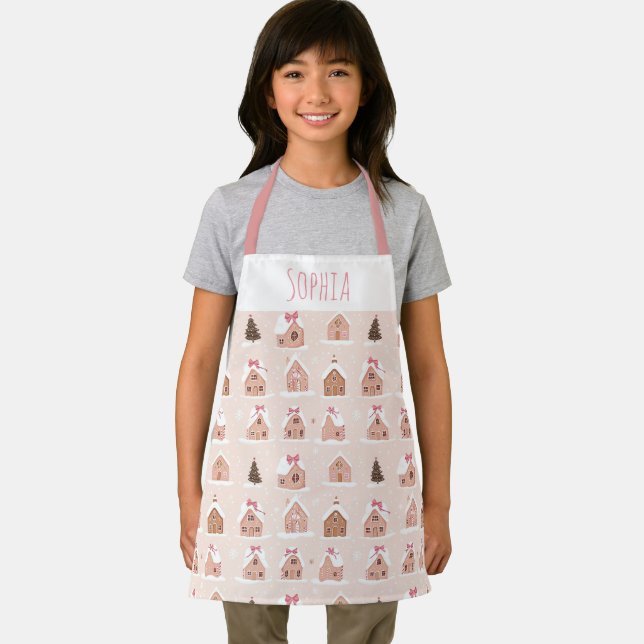 Tablier Christmas Girl Apron Baking & Cooking Christmas (Insitu)