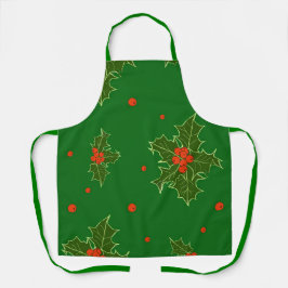 Tablier Christmas Holly