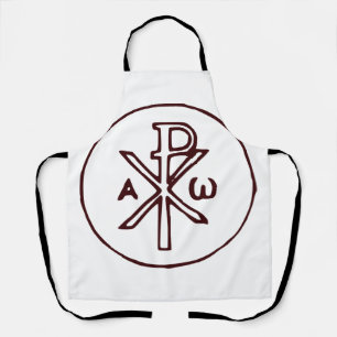 Tablier Christogramme sacré Chi-Rho Beaux-Arts