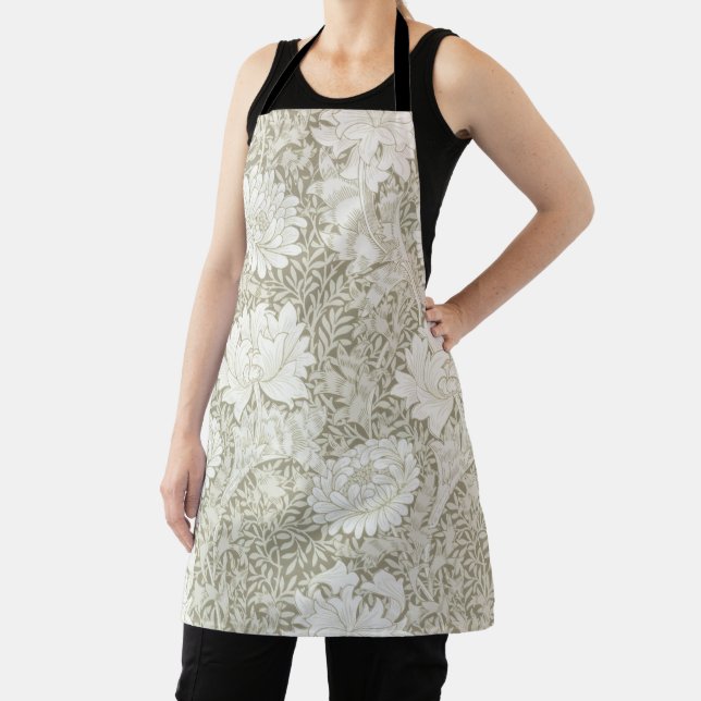 Tablier Chrysanthemum Ivory, William Morris (Insitu)