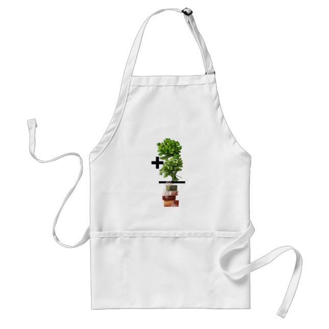 Tablier Cilantro Math - Drôle Anti-Cilantro (Devant)