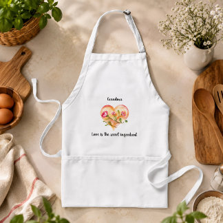 Tablier Citation de cuisine amusante Cadeau de cœur mignon