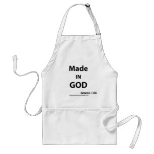 Tablier Citation de la Bible de Dieu