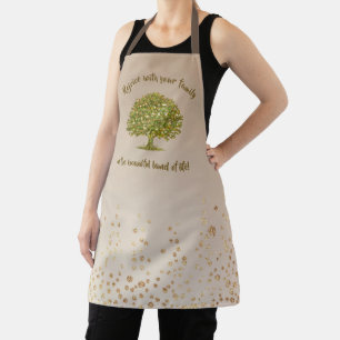Tablier Citation famille Mather cadeau de jour, arbre de f