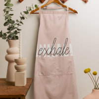 Citation moderne Pastel Pink Inhale Exhale