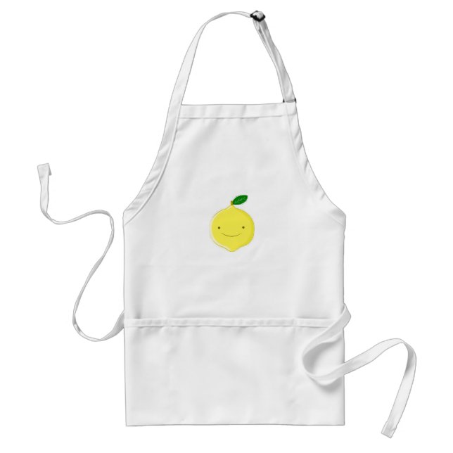 Tablier Citron de dessin animé mignon (Devant)