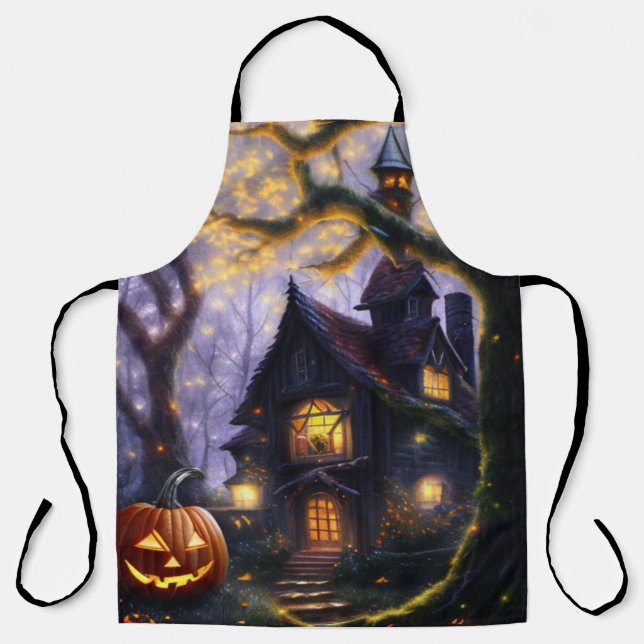 Tablier citrouille/automne/automne/Halloween (Recto)