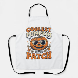 Tablier Citrouille la plus cool du patch Halloween vintage