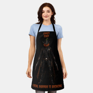 Tablier Citrouille sinistre Sheriff Cowboy Jack-o'-Lantern