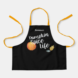 Tablier Citrouille Spice Life & Name - pour Small