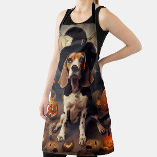 Tablier Citrouilles Beagle Halloween Épouvantables