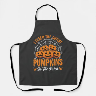 Tablier Citrouilles les plus mignonnes dans le patch Profe