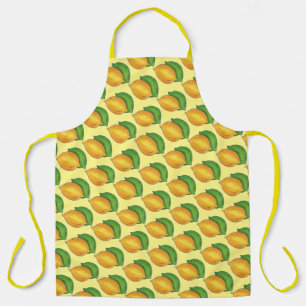 Tablier Citrus Fruit Citron Lime Fruit Jaune Vert Imprimer