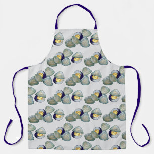 Tablier Clams Seafood Clambake Beach Ocean Clam creuser