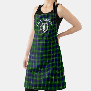 Tablier Clan Lamont Crest & Tartan