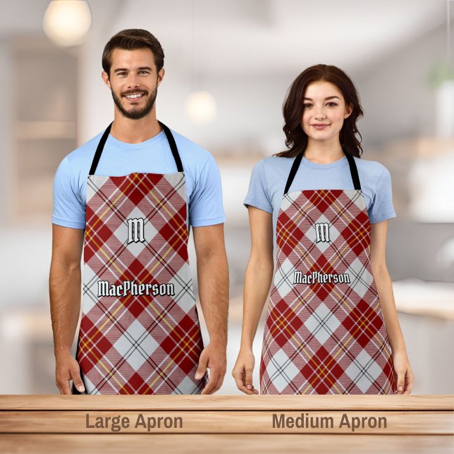 Tablier Clan MacPherson Robe rouge Tartan Apron (Créateur téléchargé)