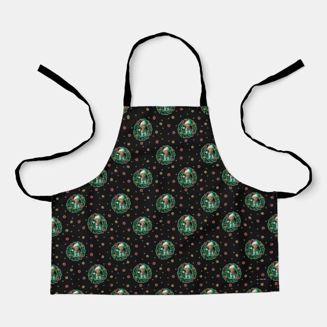 Tablier Clark Griswold Motif de la couronne de Noël (Recto)