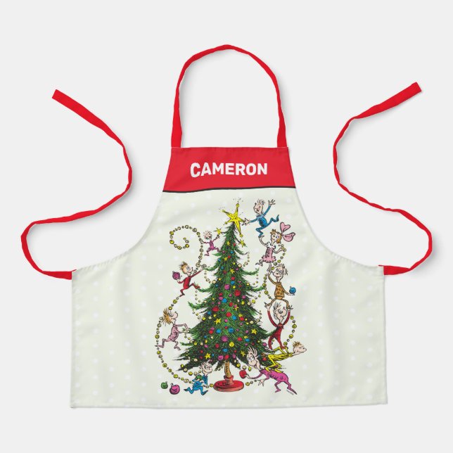 Tablier Classic The Grinch | Arbre de Noël (Recto)