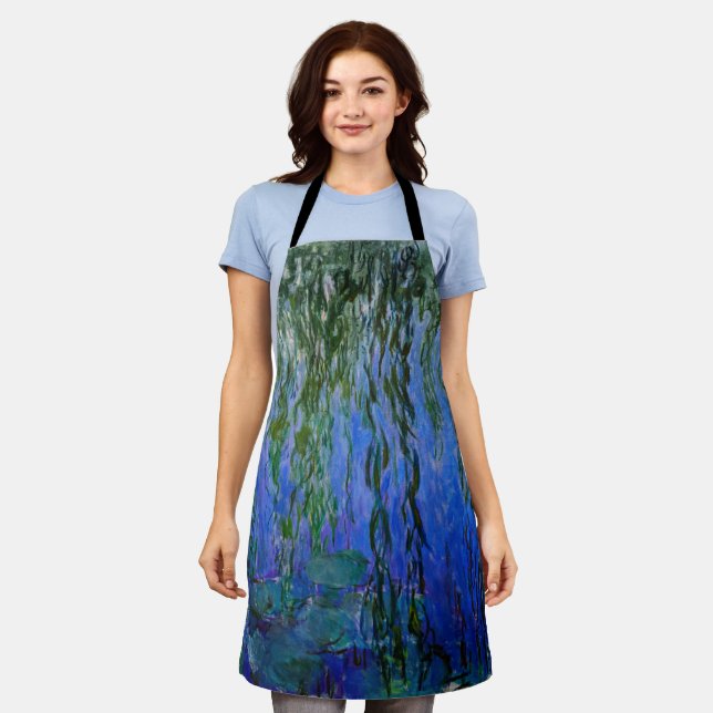 Tablier Claude Monet - Lys d'eau avec saule plumant (Porté)