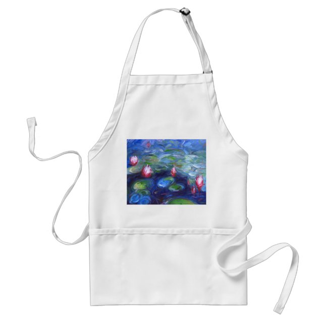 Tablier Claude Monet : Nénuphars 2 (Devant)