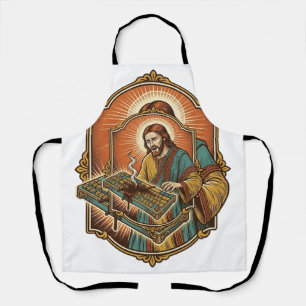Tablier Clavier Mécanique Cassé par un Café Jésus Technolo