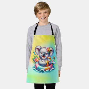 Tablier Clipart de sublimation de koala d'été
