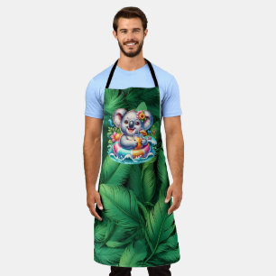 Tablier Clipart de sublimation de koala d'été