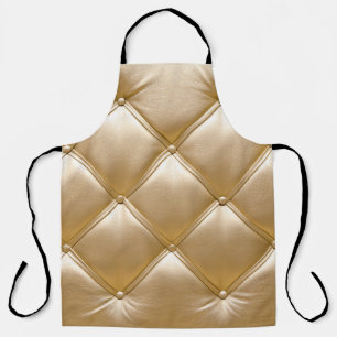 Tablier Closeuse en cuir doré